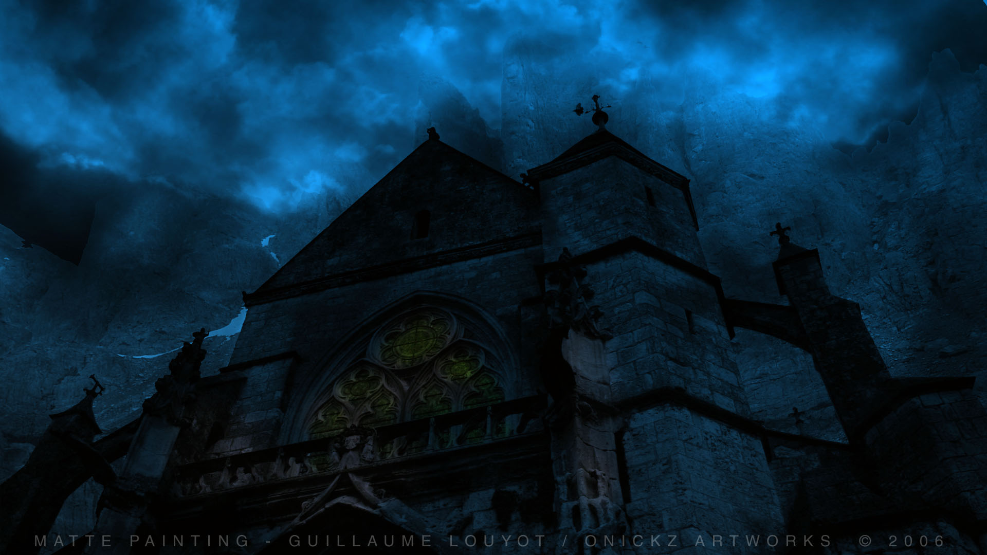 Church Matte Painting
